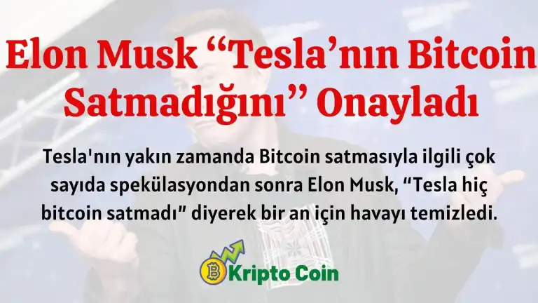 Elon Musk “Tesla’nın Bitcoin Satmadığını” Onayladı