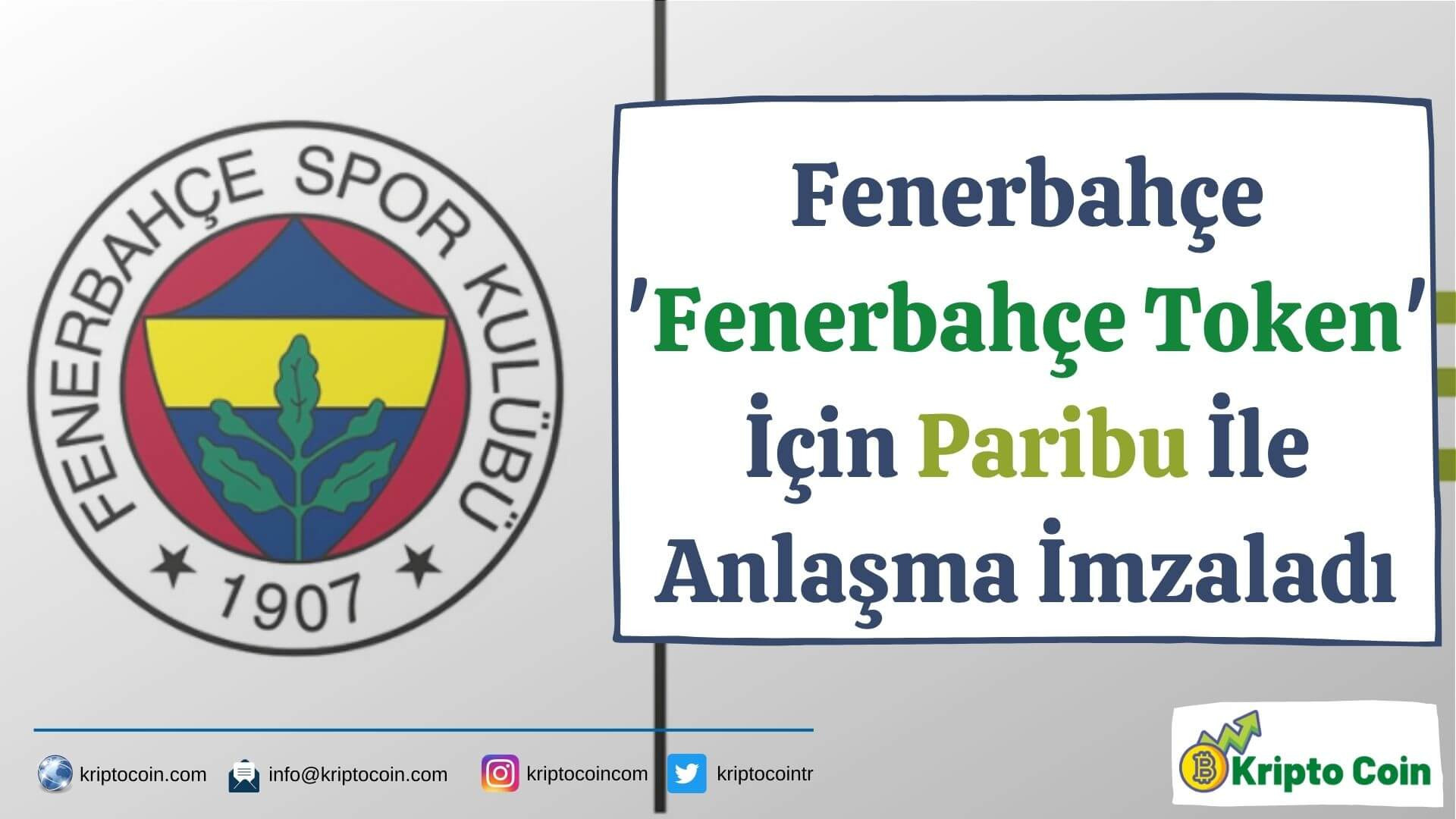 Fenerbahçe 'Fenerbahçe Token' İçin Paribu İle Anlaşma İmzaladı